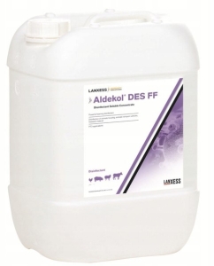 ALDEKOL DES FF 10L skuteczny wobec Salmonelli, ptasiej grypy i ASF