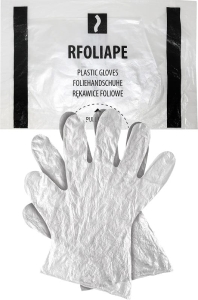Rękawiczki foliowe/jednorazowe RFOLIAPE - 100szt
