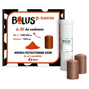Bolus BETA-KAROTEN 97g x 8szt - przygotowanie krów do rozrodu