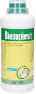 Biosupervit 1L kompleks witamin, aminokwasów i makroelementów dla drobiu