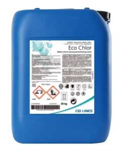 ECO CHLOR 25kg - niepieniący środek myjąco-dezynfekujący