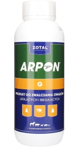 ARPON G 1L - 10% cypermetryna na pchły, wszy i wszoły